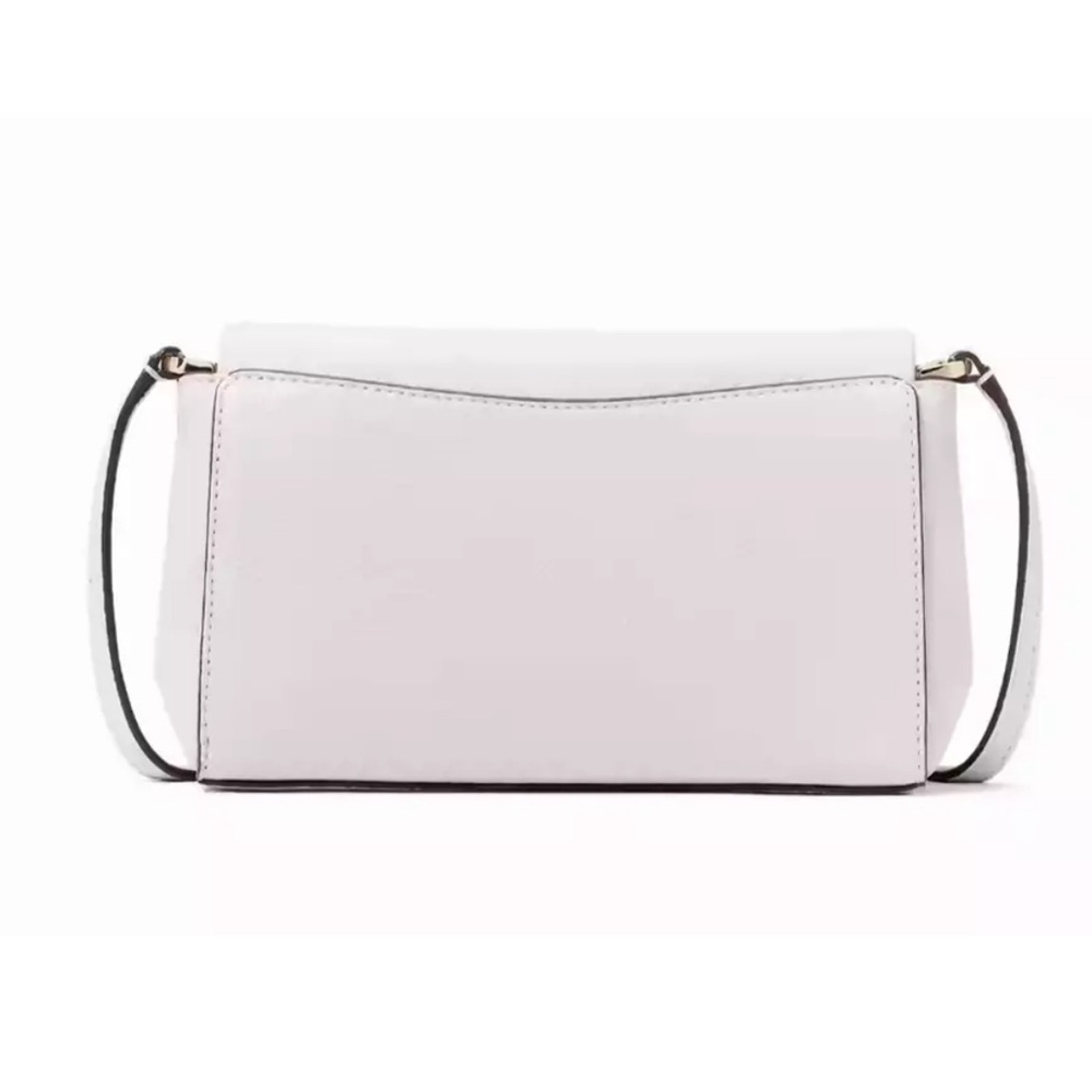 New Kate Spade Leila Mini Zip Crossbody Pebble Leather Lilac Moonlight - Picture 5 of 5
